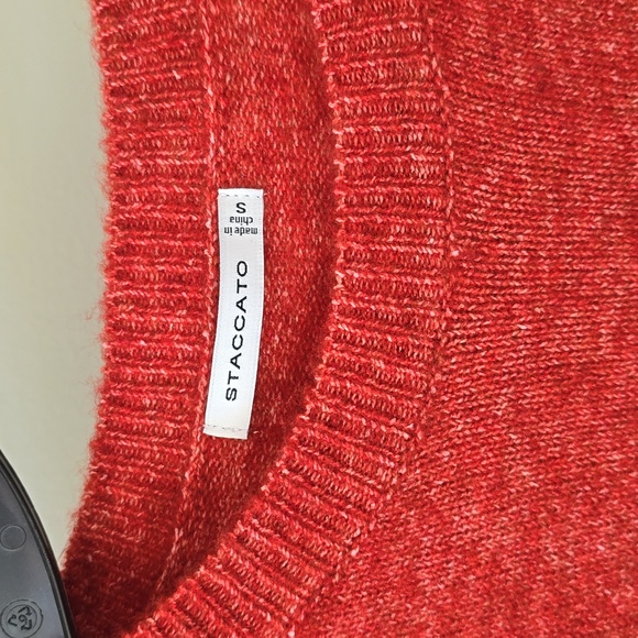 staccato nwot brick red sweater - Picture 2 of 7